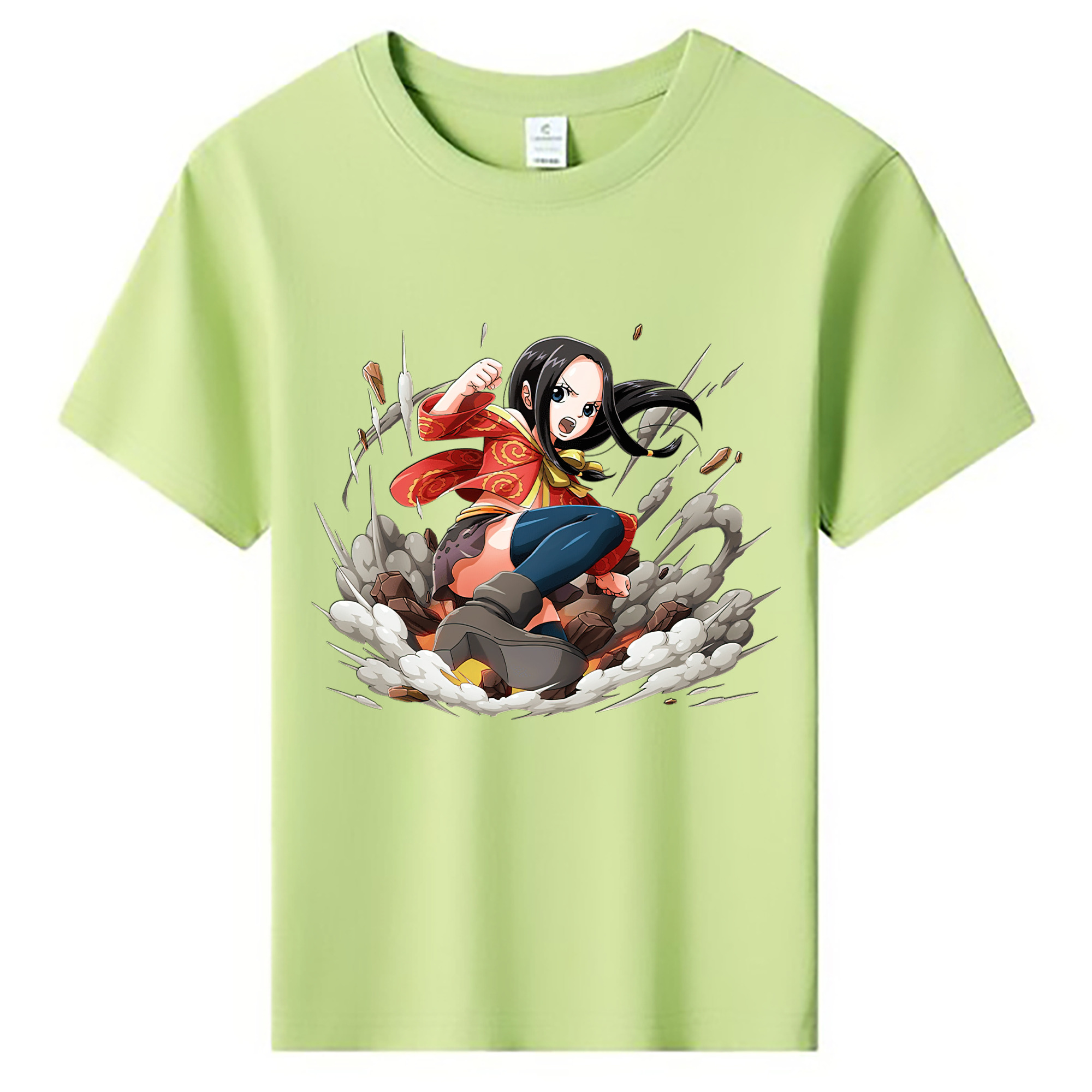ワンピース ボア・ハンコック ONE PIECE Boa·Hancock 綿100％キッズTシャツ（フロントプリント）
